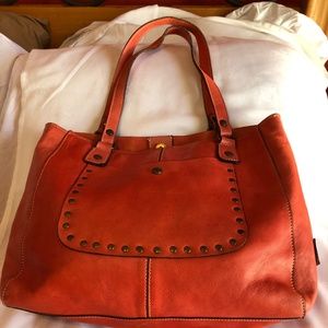 Patricia Nash Coral Leather Bag